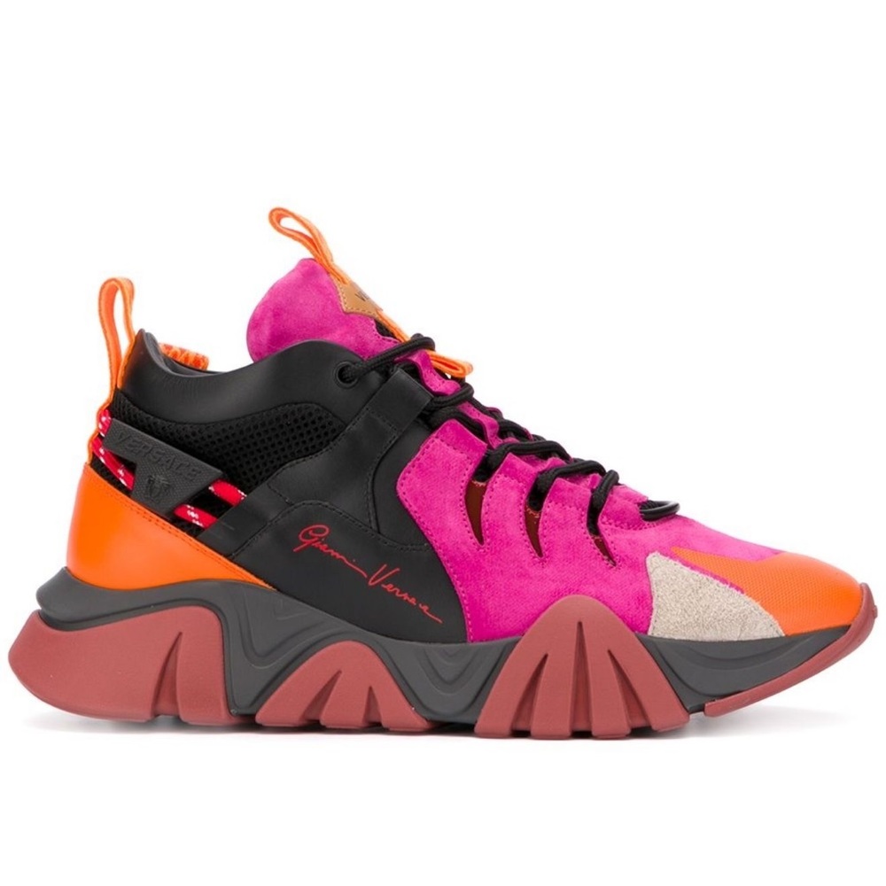 NEW❗️Versace Squalo Sneakers Orange/Pink
